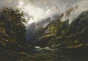 unknow artist The Upper Nepean, oil painting on canvas